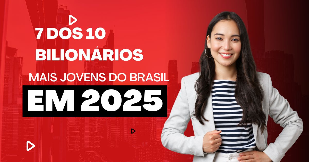 Metade dos jovens bilionários brasileiros vem de SC
